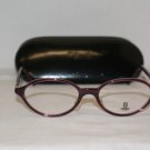 B. New Fendi Amethyst Eyeglasses: Mod. 85 50-18 & Case