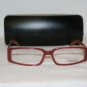 Brand New Calvin Klein Red Eyeglasses: Mod. 693 & Case