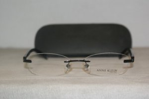 Brand New Anne Klein Black Eyeglasses: Mod. AK 9123 (490) 51-17 & Case