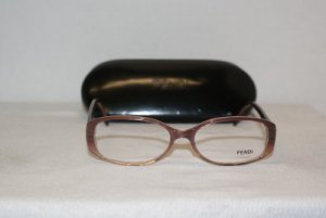 Brand New Fendi Light Brown Eyeglasses: Mod. 568 & Case