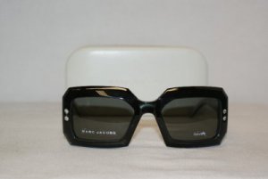 New Marc Jacobs Black/Silver Sunglasses: Mod 147 (LIO) & Case