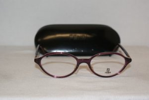 Brand New Fendi Amethyst Eyeglasses: Mod. 85 & Case