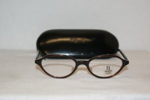 Brand New Fendi Espresso Eyeglasses: Mod. 85 & Case