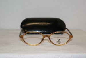 Brand New Fendi Toffee Eyeglasses: Mod. 85 & Case
