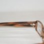 New Calvin Klein Cream Brown Eyeglasses: Mod. 696 &Case