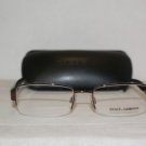 Brand New Dolce & Gabbana Shiny Brown Eyeglasses: Mod. 1178 (341) 54-18 & Case
