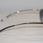 New Fendi Shiny Palladium Sunglasses: Mod. 255 & Case