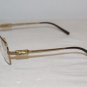 New Salvatore Ferragamo Gold Eyeglasses: 1787-B & Case