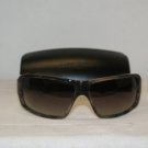 Brand New Calvin Klein Dark Grey Horn Sunglasses: Mod. 968 & Case