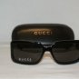 B. New Gucci Black & Green Sunglasses: Mod. 2593 & Case