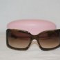 New Juicy Couture Brown Horn Sunglasses: Mod. P & Case