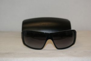Brand New Calvin Klein Shiny Black Sunglasses: Mod. 968 & Case