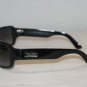 Brand New Calvin Klein Shiny Black Sunglasses: Mod. 968 & Case