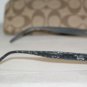 Brand New Coach Shiny Black Eyeglasses: Mod. Edythe (840) 49-16 & Case