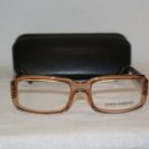 Brand New Dolce & Gabbana Clear Brown Eyeglasses: Mod. 3077 (1515) & Case