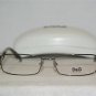 New D&G Dolce & Gabbana Gunmetal Eyeglasses: Mod. DD 5061 (352) 52-16 & Case