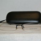 New Polo Ralph Lauren Gray Metal Eyeglasses: Mod. 1096 (9120) 58-19 & Case