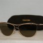 New Tom Ford Shiny Gold Sunglasses: Mod. TF 182 0182 (28J) 56-13 & Case