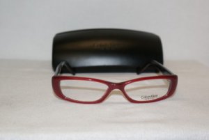 B. New Calvin Klein Violet Eyeglasses: Mod. 965 & Case