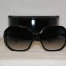 Brand New Marc By Marc Jacobs Shiny Black Sunglasses: Mod. 123 (0CVS) & Case