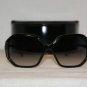 Brand New Marc By Marc Jacobs Shiny Black Sunglasses: Mod. 123 (0CVS) & Case