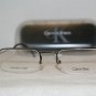 Brand New Calvin Klein Black Eyeglasses: Mod. 381 (590) 52-19 & Case