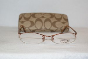 Brand New Coach Orange Eyeglasses: Mod. Denise & Case