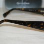 Brand New Calvin Klein Brown Horn Sunglasses: Mod. 823S (179) 54-17 & Case