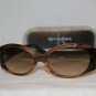Brand New Calvin Klein Brown Horn Sunglasses: Mod. 823S (179) 54-17 & Case