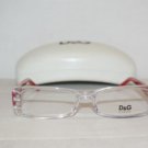 Brand New D&G Dolce & Gabbana Crystal Eyeglasses: Mod. 1158 (830) 50-17 & Case