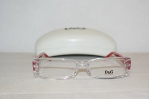 Brand New D&G Dolce & Gabbana Crystal Eyeglasses: Mod. 1158 (830) 50-17 & Case