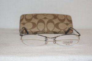 Brand New Coach Grey Eyeglasses: Mod. Denise & Case