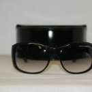 Brand New Marc By Marc Jacobs Shiny Black Sunglasses: Mod. 120 (0D28) & Case