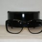 Brand New Marc By Marc Jacobs Shiny Black Sunglasses: Mod. 120 (0D28) & Case