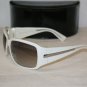 Brand New Marc By Marc Jacobs White Sunglasses: Mod. 083 (0NUQ) & Case