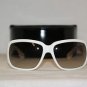 Brand New Marc By Marc Jacobs White Sunglasses: Mod. 083 (0NUQ) & Case