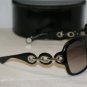 Brand New Marc By Marc Jacobs Shiny Black Sunglasses: Mod. 054/N (0D28) & Case