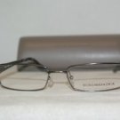 Brand New BCBG Maxazria Pewter Eyeglasses: Mod. Enzo 54-17 & Case