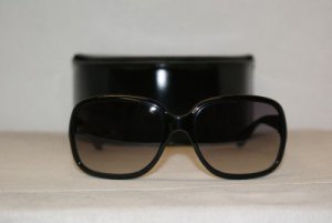 Brand New Marc By Marc Jacobs Shiny Black Sunglasses: Mod. 089 (0D28) & Case