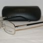 Brand New Dolce & Gabbana Shiny Silver Eyeglasses: Mod. 1206 (061) 56-17 & Case