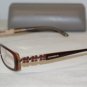 Brand New BCBG Maxazria Wine Eyeglasses: Mod. Sasha 54-17 & Case