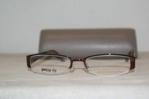 Brand New BCBG Maxazria Aubergine Eyeglasses: Mod. Marietta 50-16 & Case