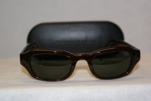 Brand New Donna Karan Brown Sunglasses: Mod. 212 & Case