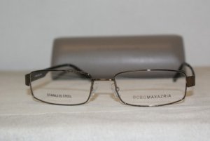 Brand New BCBG Maxazria Brown Eyeglasses: Mod. Ugo 53-17 & Case