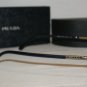 Brand New Prada Gunmetal Eyeglasses: Mod. VPR 63M (5AV-1O1) 52-17 & Case