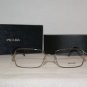 Brand New Prada Gunmetal Eyeglasses: Mod. VPR 63M (5AV-1O1) 52-17 & Case