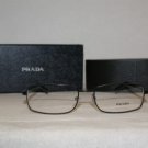 Brand New Prada Black Eyeglasses: Mod. VPR 50N (1BO-1O1) 54-17 & Case