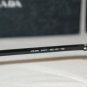 Brand New Prada Black Eyeglasses: Mod. VPR 50N (1BO-1O1) 54-17 & Case