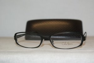 Brand New Cole Haan Matte Black Eyeglasses: Mod. 921 53-16 & Case