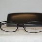 Brand New Cole Haan Matte Black Eyeglasses: Mod. 921 53-16 & Case